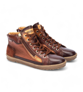 Pikolinos Bottines en cuir marron Lagos