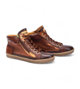 Pikolinos Bottines en cuir marron Lagos