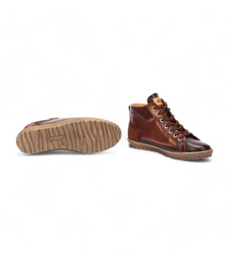 Pikolinos Bottines en cuir marron Lagos