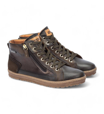 Pikolinos Bottines en cuir marron Lagos