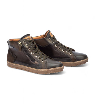 Pikolinos Bottines en cuir marron Lagos