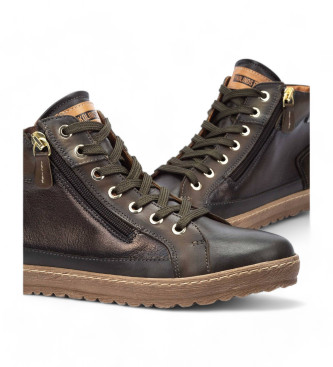 Pikolinos Bottines en cuir marron Lagos