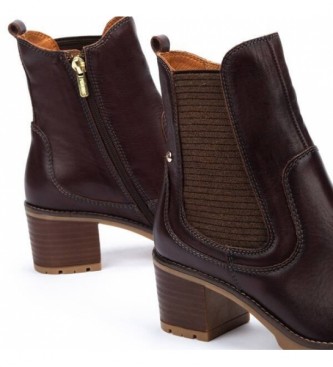 Pikolinos Brown Llanes leather ankle boots