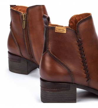 Pikolinos Brown Malaga Leather Ankle Boots 