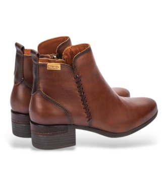 Pikolinos Usnjeni gležnjarji Malaga brown