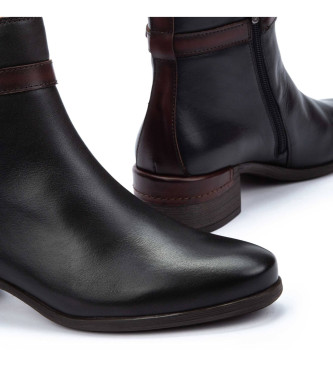 Pikolinos Usnjeni gležnjarji Malaga black