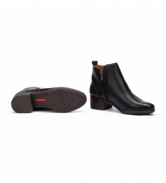 Pikolinos Lederstiefelette Malaga schwarz