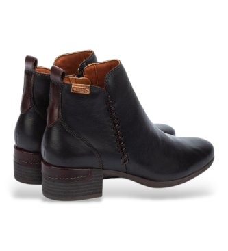 Pikolinos Botines de Piel Malaga negro