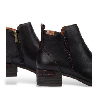 Pikolinos Botines de Piel Malaga negro