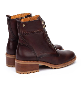 Pikolinos Medina Lederstiefelette dunkelbraun