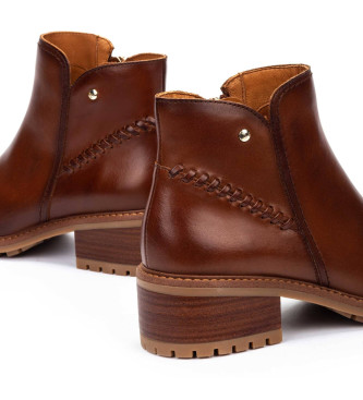 Pikolinos Stivaletti alla caviglia in pelle marrone scuro Medina