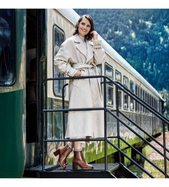 Pikolinos Brown Palencia Leather Ankle Boots