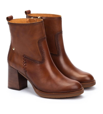Pikolinos Brown Palencia Leather Ankle Boots