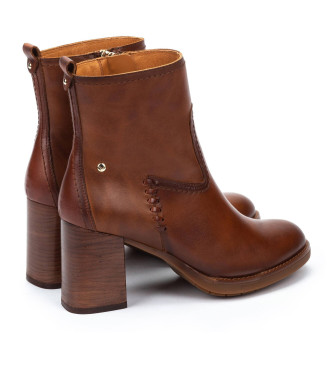 Pikolinos Brown Palencia Leather Ankle Boots