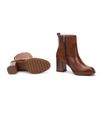 Pikolinos Brown Palencia Leather Ankle Boots
