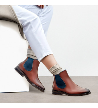 Pikolinos Stivaletti in pelle marrone di Puertollano 