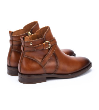 Pikolinos Leather Booties Puertollano brown