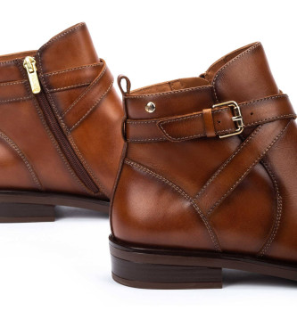 Pikolinos Leather Booties Puertollano brown