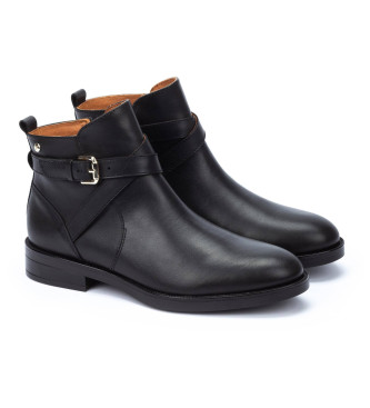 Pikolinos Leather Booties Puertollano black