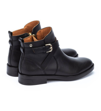 Pikolinos Booties en cuir Puertollano noir