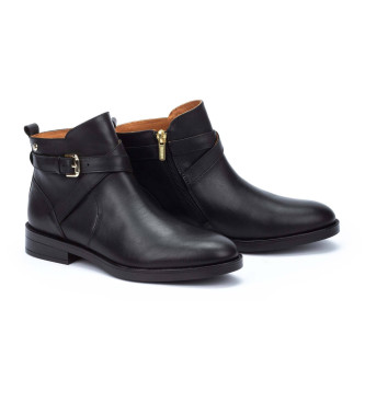 Pikolinos Booties en cuir Puertollano noir