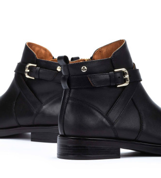 Pikolinos Leather Booties Puertollano black