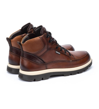 Pikolinos Brown Vigo Leather Ankle Boots