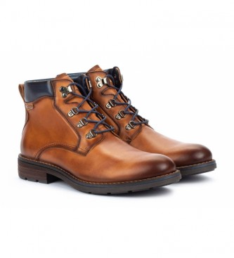 Pikolinos York M2M brandy leather boots