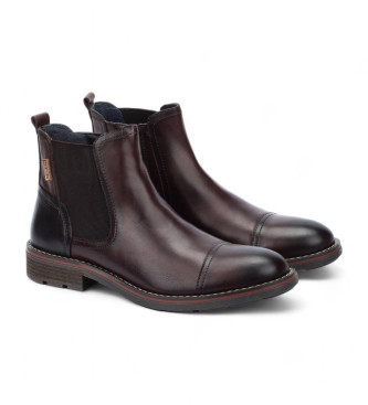 Pikolinos Botins York em pele castanha