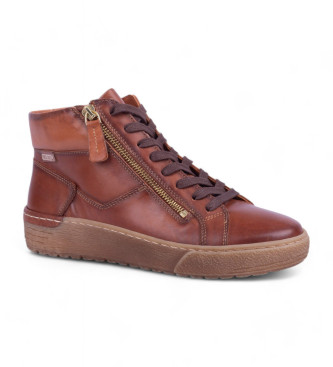 Pikolinos Bottines de sport en cuir marron Vitoria