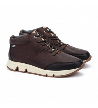 Pikolinos Ferrol M9U-8069Noc1 elm brown leather sports ankle boots