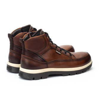 Pikolinos Brown Vigo Leather Ankle Boots