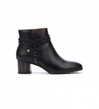 Pikolinos Calafat leather ankle boots black -Heel height 5,5cm