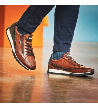Pikolinos Leather Sneakers Cambil brown
