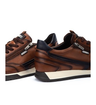 Pikolinos Leather Sneakers Cambil brown