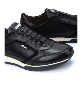 Pikolinos Sneakers i l�der Cambil sort