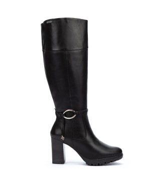 Pikolinos Connelly leather boots black -Heel height 9cm