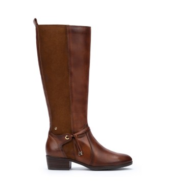 Pikolinos Brown Daroca Leather Boots
