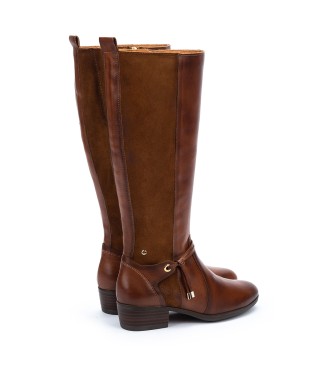 Pikolinos Brown Daroca Leather Boots