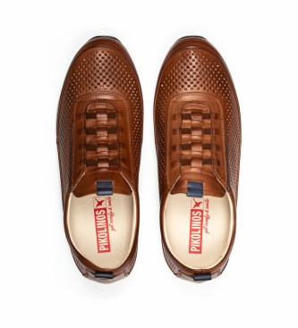 Pikolinos Skórzane buty Liverpool M2A w kolorze brązowym