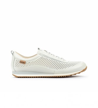 Pikolinos Zapatillas de piel Liverpool M2A blanco