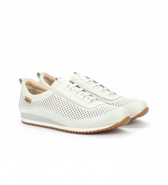 Pikolinos Zapatillas de piel Liverpool M2A blanco