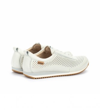 Pikolinos Zapatillas de piel Liverpool M2A blanco