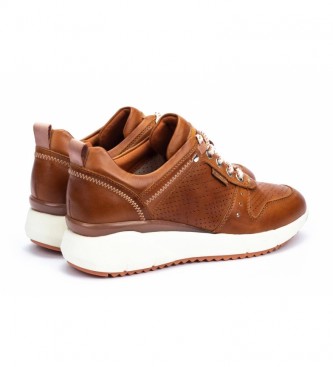 Pikolinos Sella W6Z brown leather sneakers