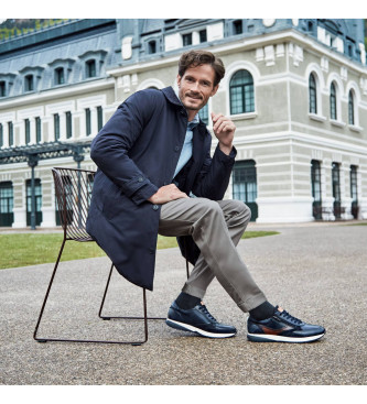 Pikolinos Leather Sneakers Getafe navy