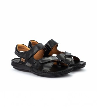 Pikolinos Sandalias de piel Tarifa 06J negro