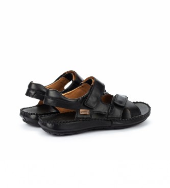 Pikolinos Sandalias de piel Tarifa 06J negro