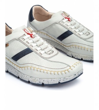 Pikolinos Sapatilhas de couro Fuencarral branco