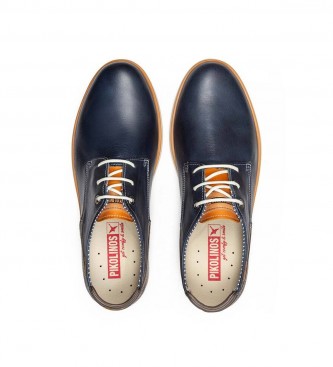 Pikolinos Jucar navy leather shoes