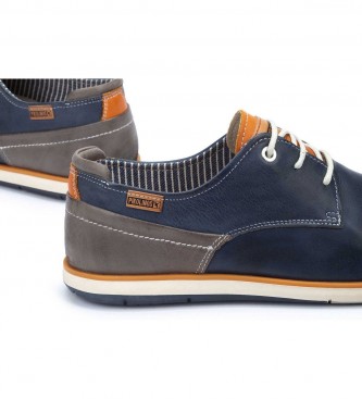 Pikolinos Jucar navy leather shoes